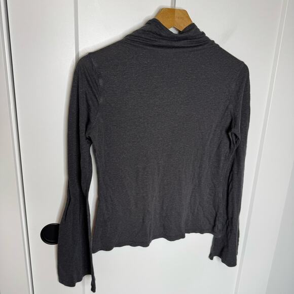 Lululemon Day to Light Long Sleeve Top Graphite Grey Modal Lightweight Stretch 6 - Picture 4 of 5